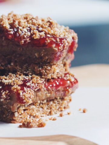 peanut butter jam squares_hot for food