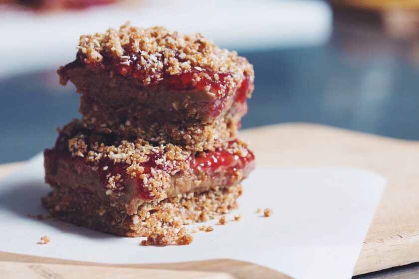 peanut butter jam squares_hot for food
