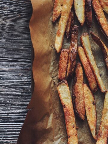 baked french fries_hot for food