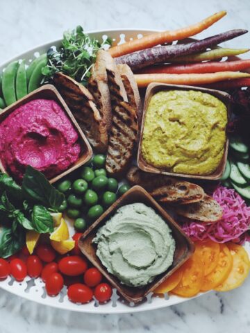 3 easy vegan dips