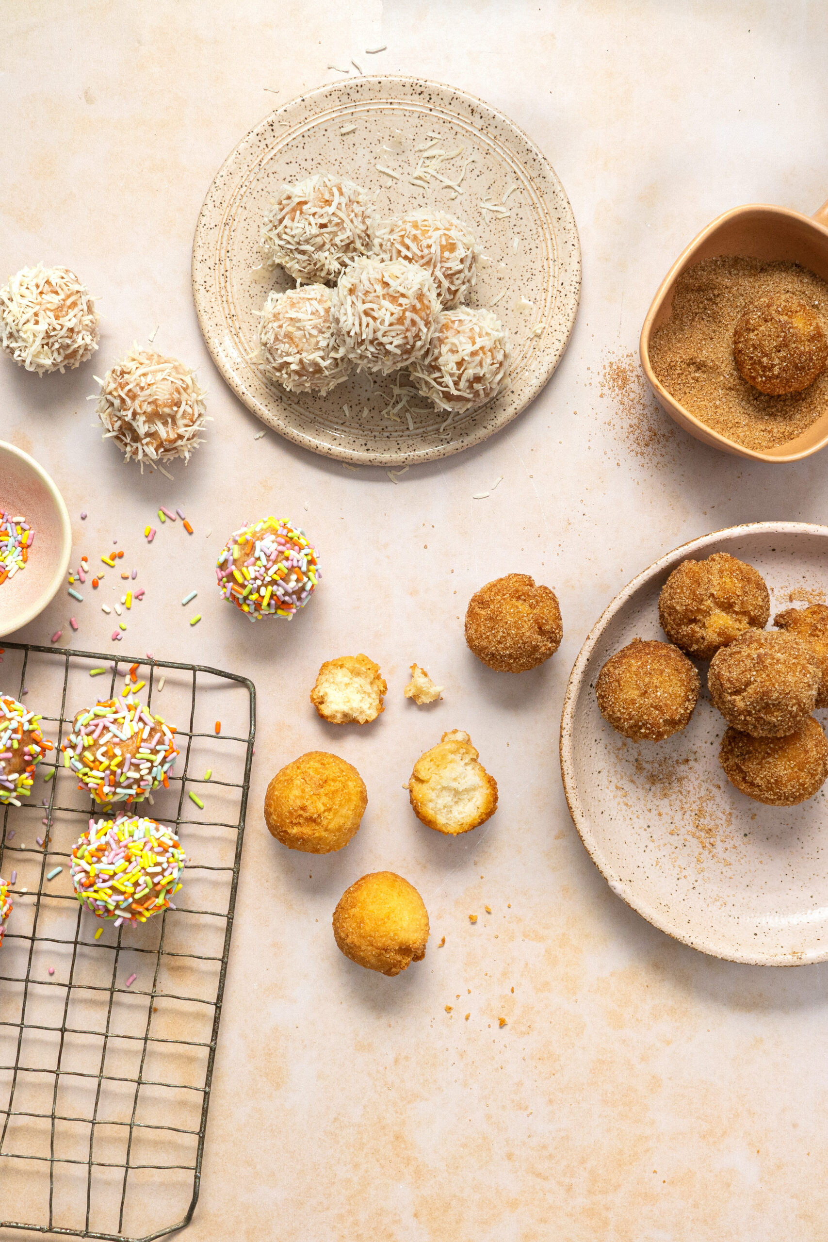 doughnut holes 3 ways_hot for food