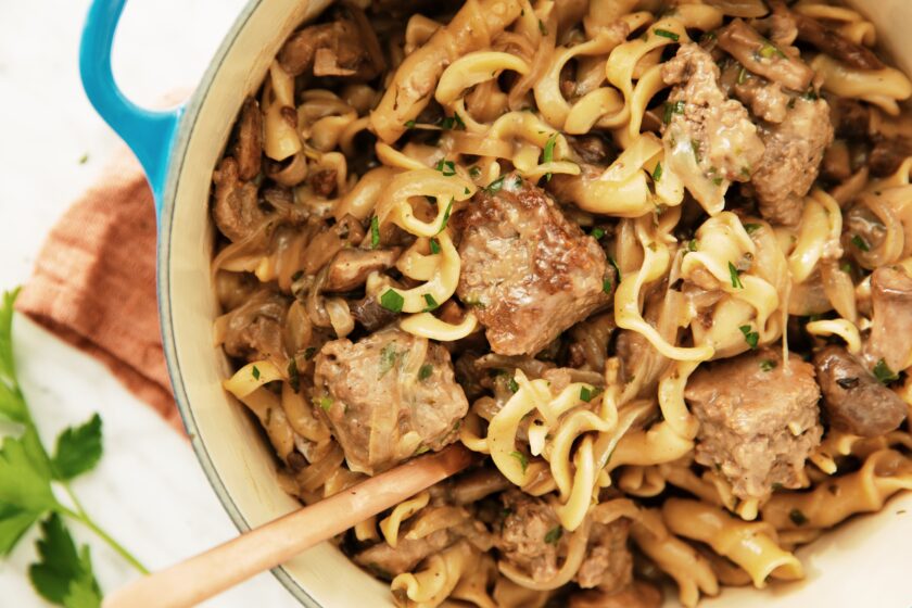 one pot Impossible stroganoff